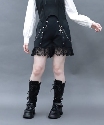 Lace Frill Short Pants