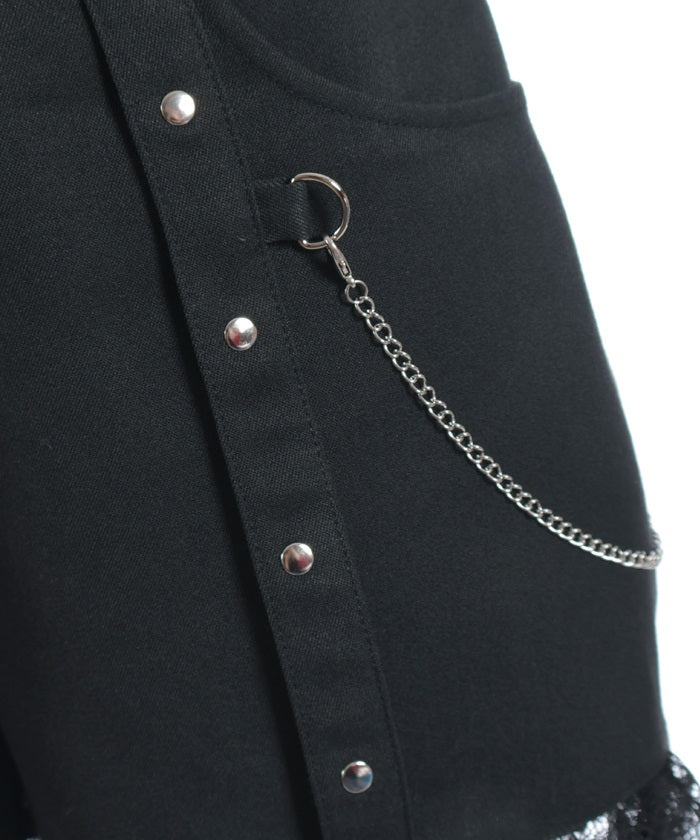 Lace Frill Short Pants