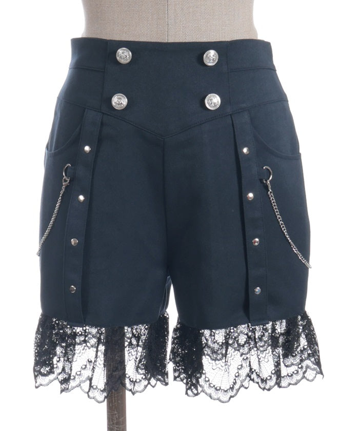 Lace Frill Short Pants