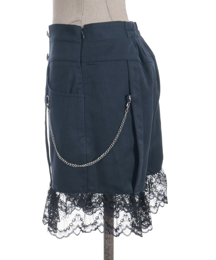 Lace Frill Short Pants