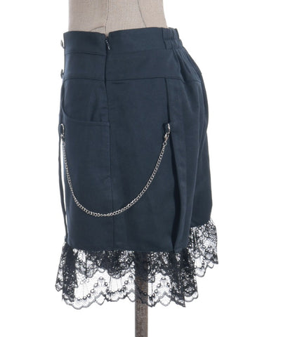 Lace Frill Short Pants