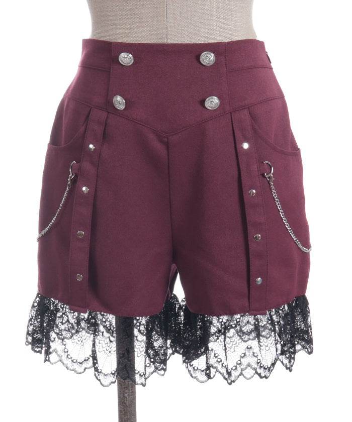 Lace Frill Short Pants