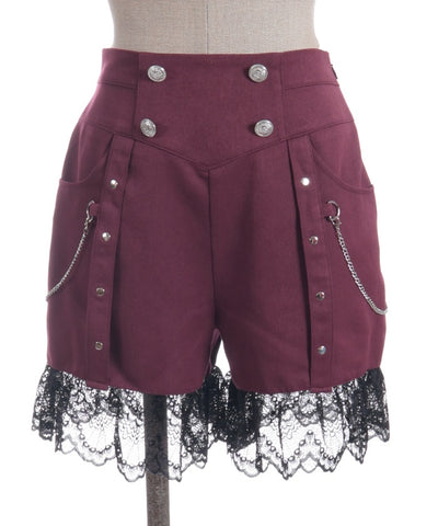 Lace Frill Short Pants