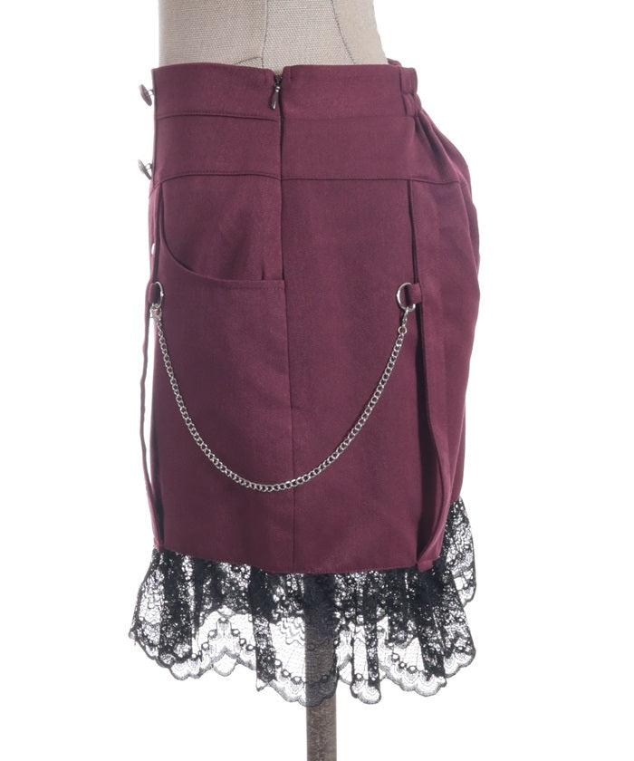 Lace Frill Short Pants