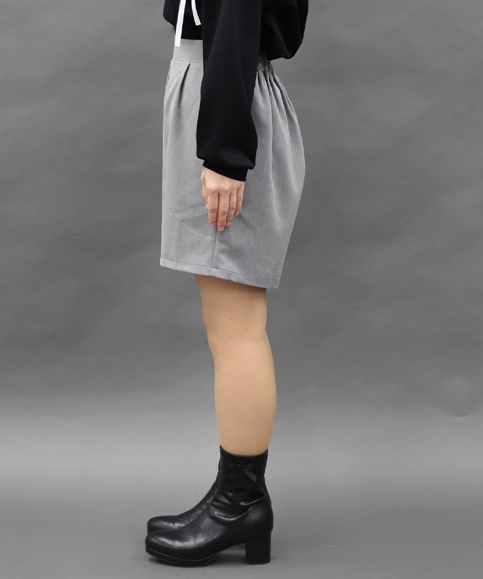 Short Pants with Wrap Skirt