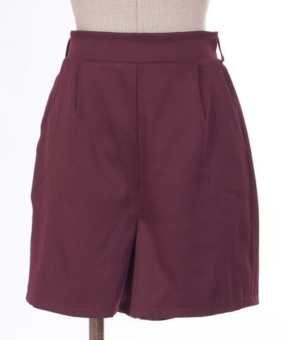 Short Pants with Wrap Skirt