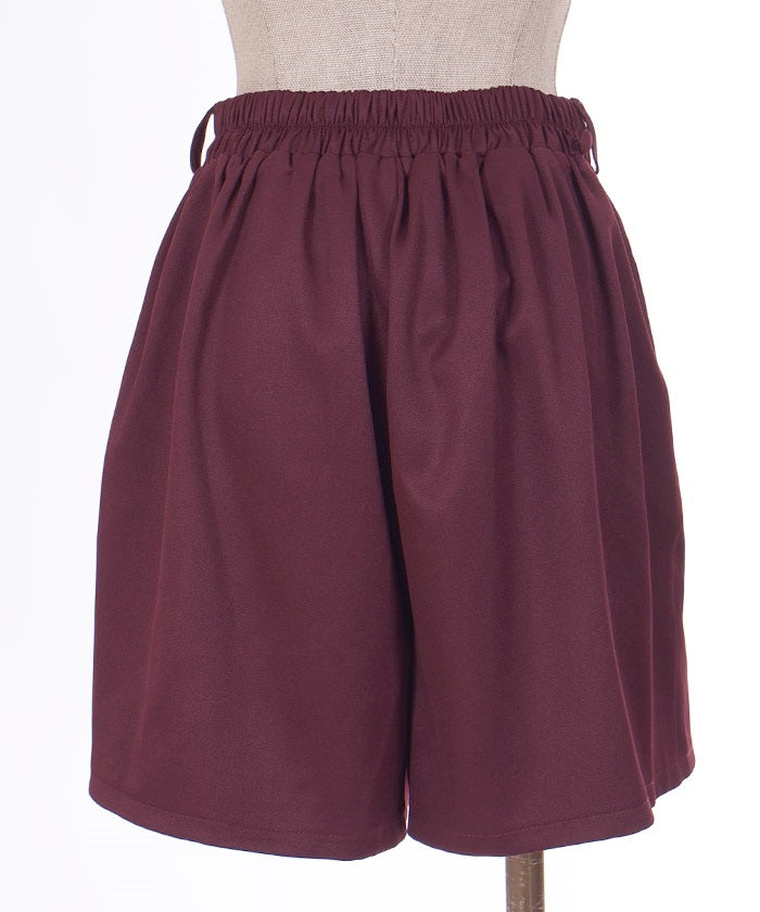 Short Pants with Wrap Skirt