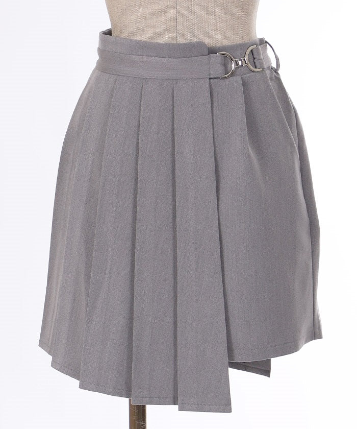 Short Pants with Wrap Skirt