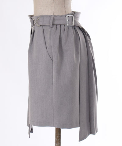 Short Pants with Wrap Skirt