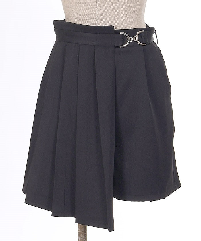 Short Pants with Wrap Skirt