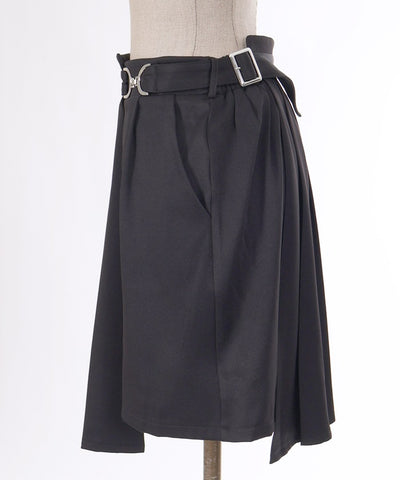 Short Pants with Wrap Skirt