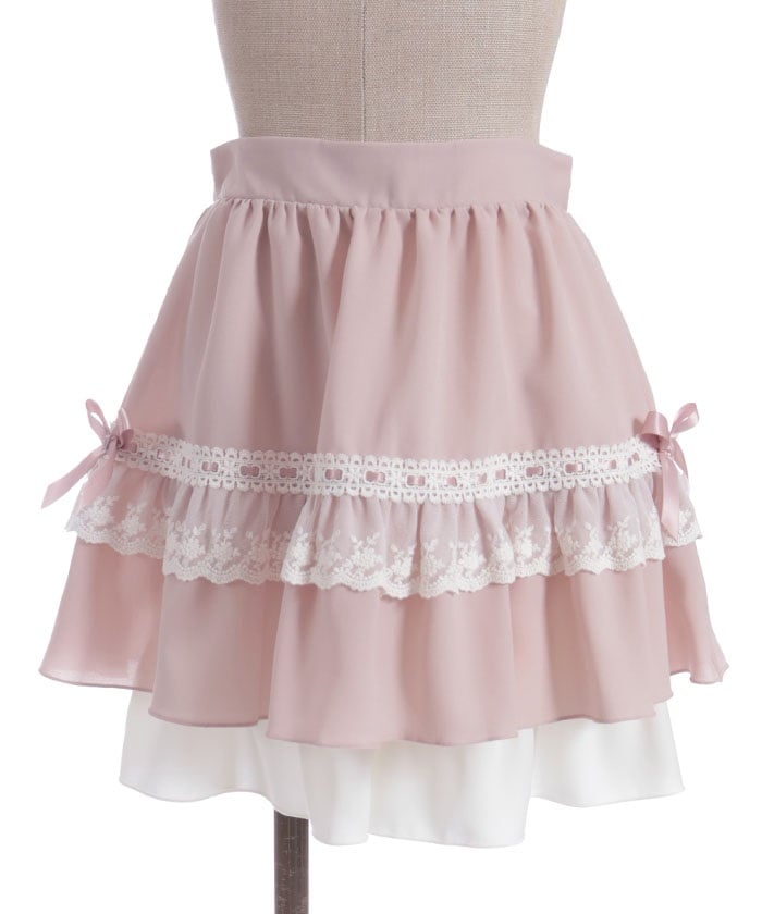 Cotton Lace Frill Skort