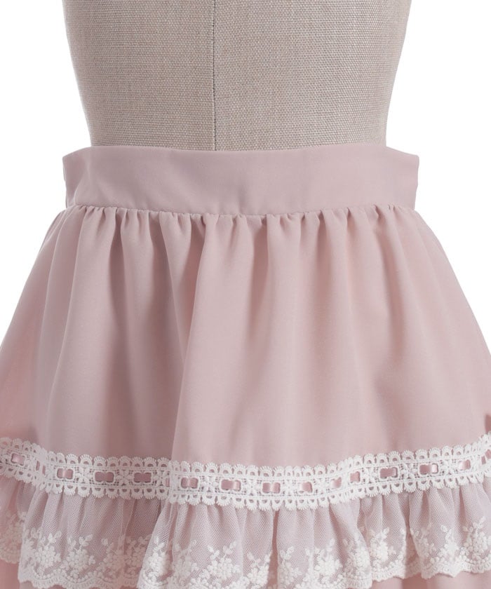 Cotton Lace Frill Skort