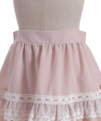 Cotton Lace Frill Skort