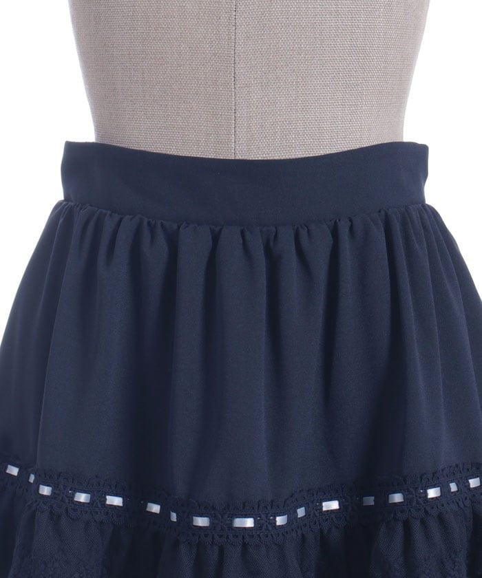 Cotton Lace Frill Skort
