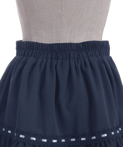 Cotton Lace Frill Skort
