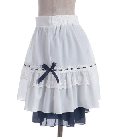Cotton Lace Frill Skort