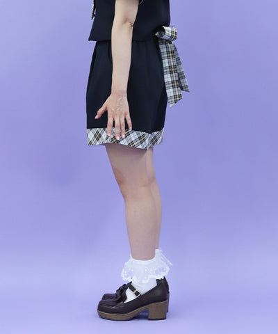 Bicolor Short Pants