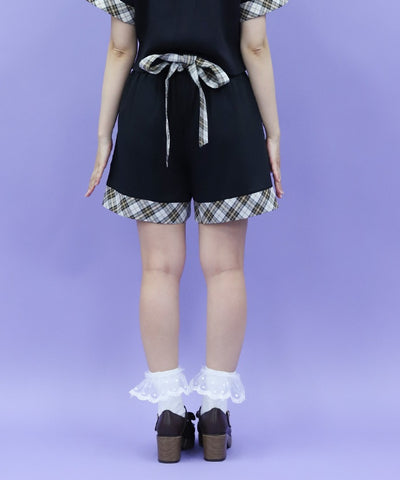 Bicolor Short Pants