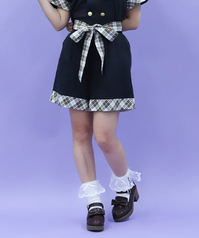 Bicolor Short Pants