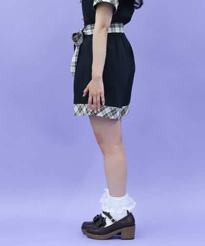 Bicolor Short Pants