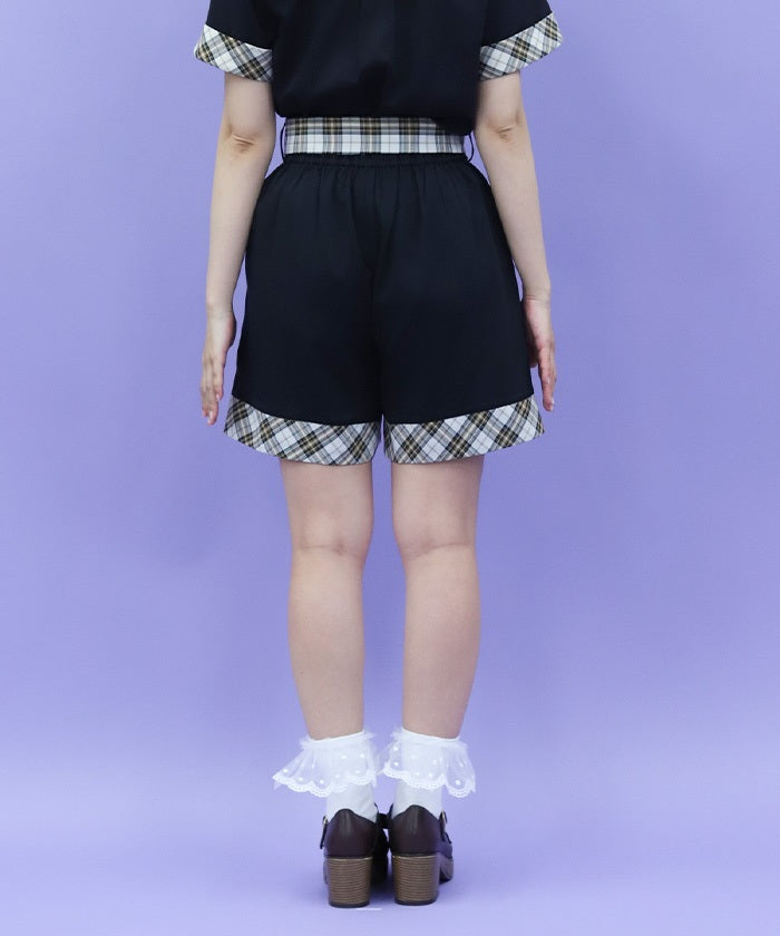 Bicolor Short Pants
