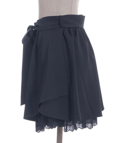 Cotton Hem Frill Culotte