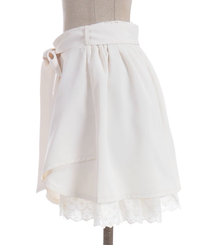 Cotton Hem Frill Culotte