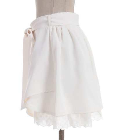 Cotton Hem Frill Culotte