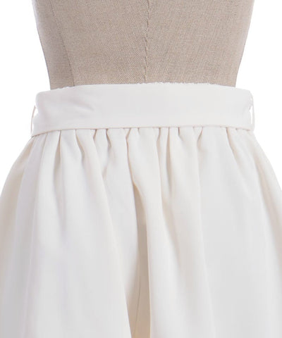 Cotton Hem Frill Culotte