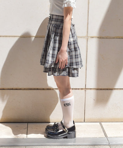 High-Waisted Flare Mini Skirt