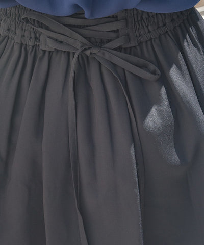 High-Waisted Flare Mini Skirt