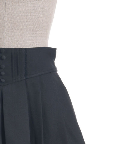 High-Waisted Flare Mini Skirt