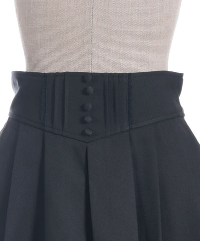 High-Waisted Flare Mini Skirt