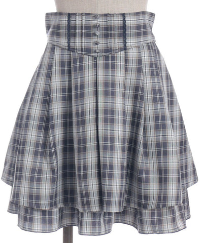 High-Waisted Flare Mini Skirt
