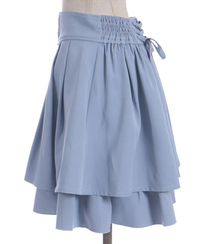 High-Waisted Flare Mini Skirt