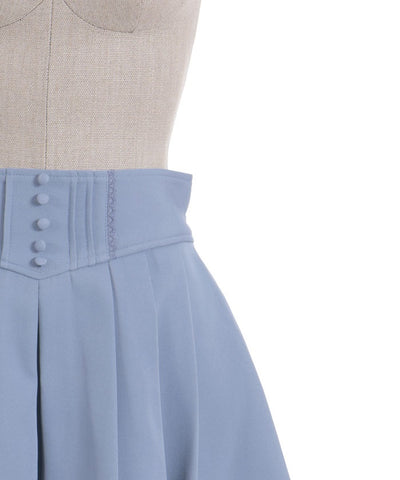High-Waisted Flare Mini Skirt