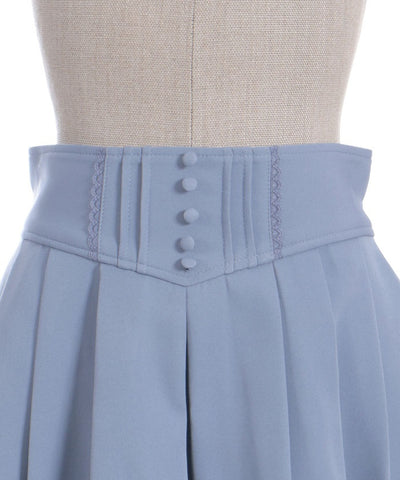 High-Waisted Flare Mini Skirt