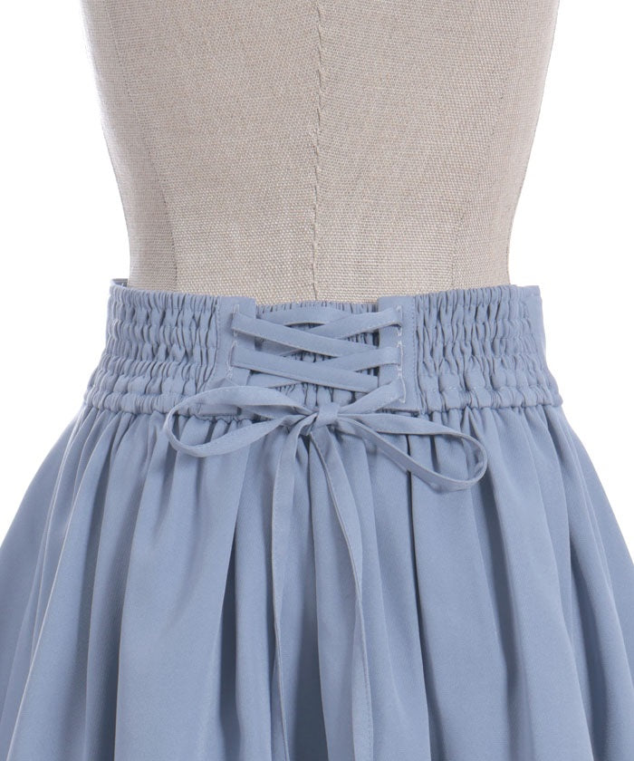 High-Waisted Flare Mini Skirt