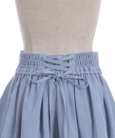 High-Waisted Flare Mini Skirt