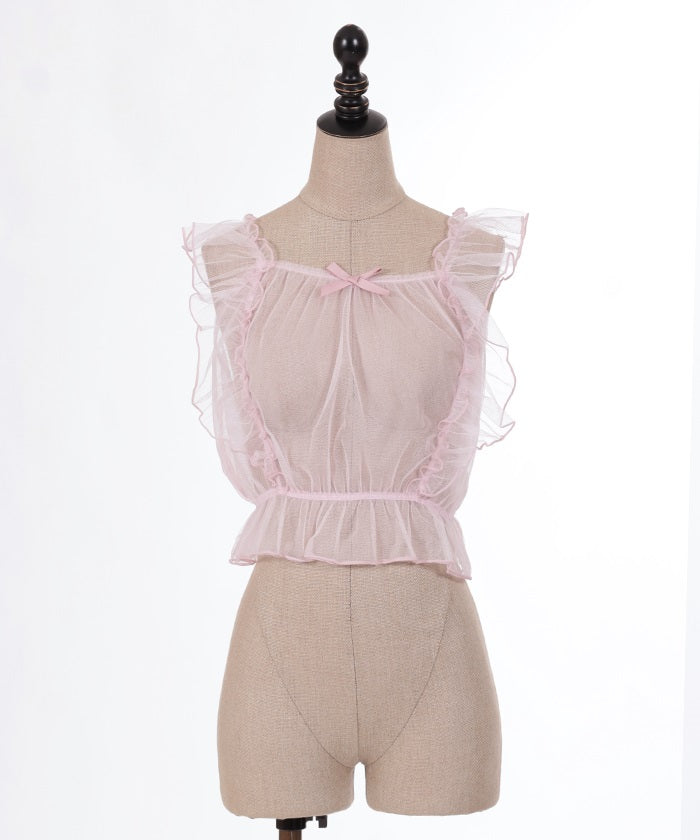 Tulle Bustier Set Pullover