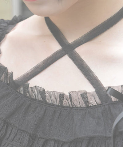 Cloqué Jacquard Top with Rose