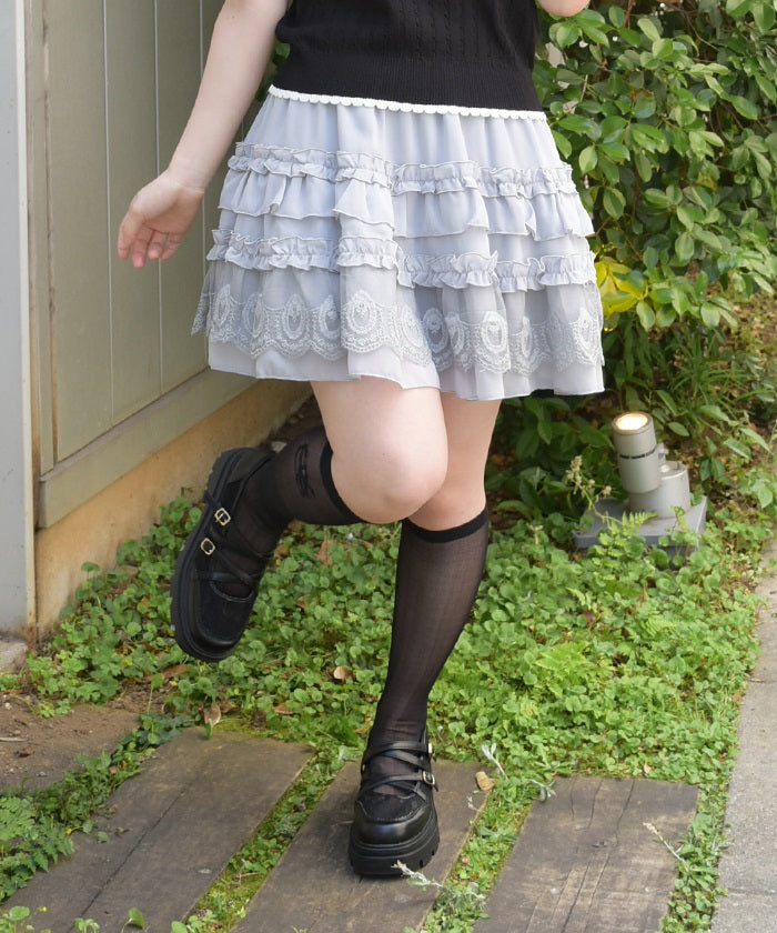 Volume Frill Skort – axes femme from JAPAN