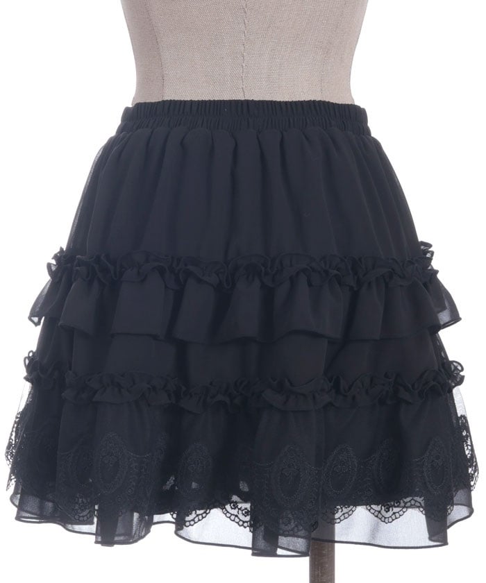 Volume Frill Skort – axes femme from JAPAN