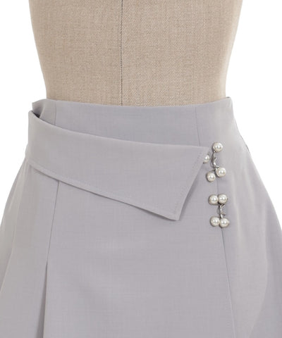 Wrap Design Skirt with Inner Shorts
