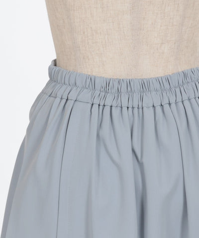 Wrap Design Pleated Skirt