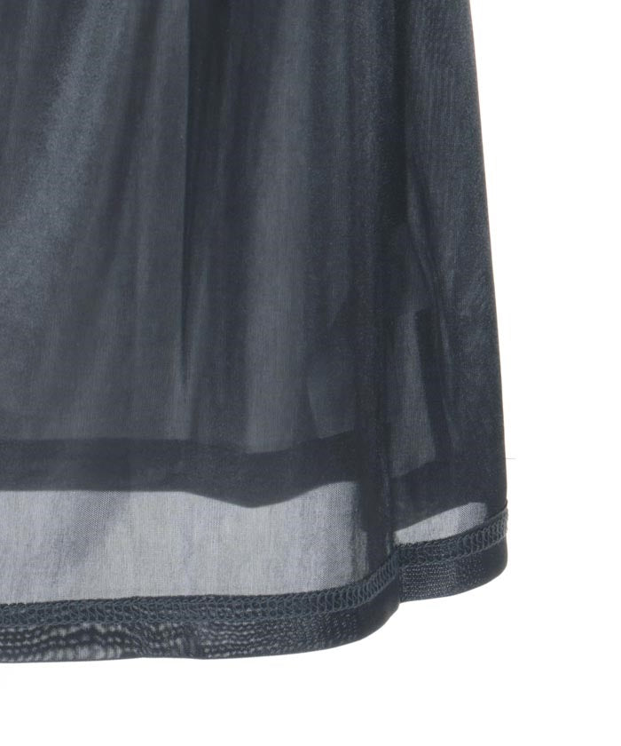 Pleated Midi Skirt with Belt