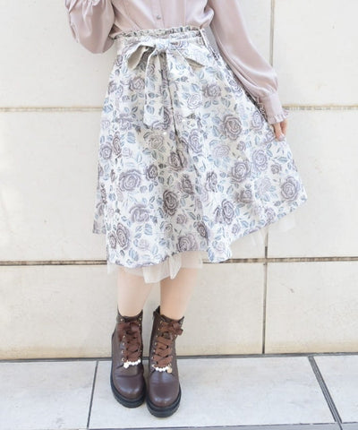 Skirt with Jacquard Ribbon