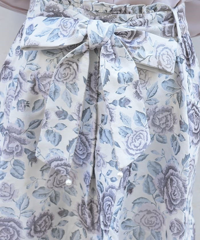 Skirt with Jacquard Ribbon