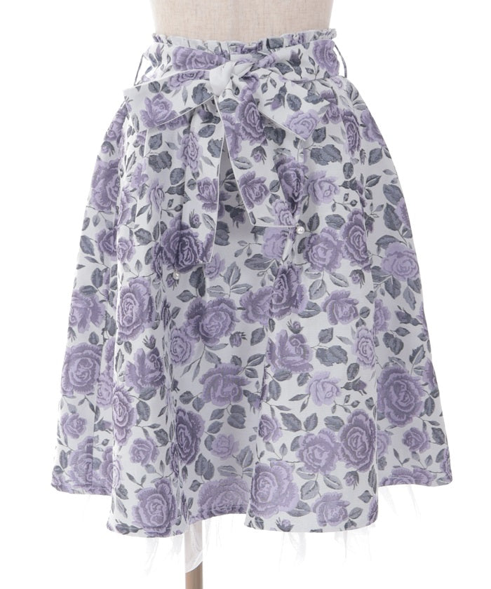 Skirt with Jacquard Ribbon